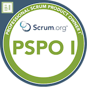 Professional Scrum Product Owner I badge, Scrum.org